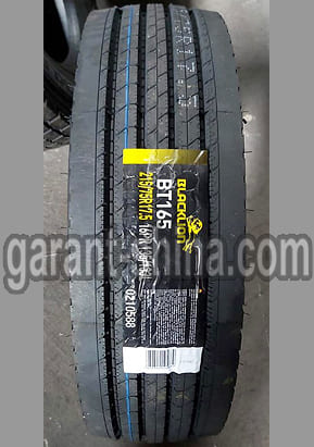 Blacklion BT165 (рулевая) 215/75 R17.5 135/133L 16PR - Фото протектора с этикеткой